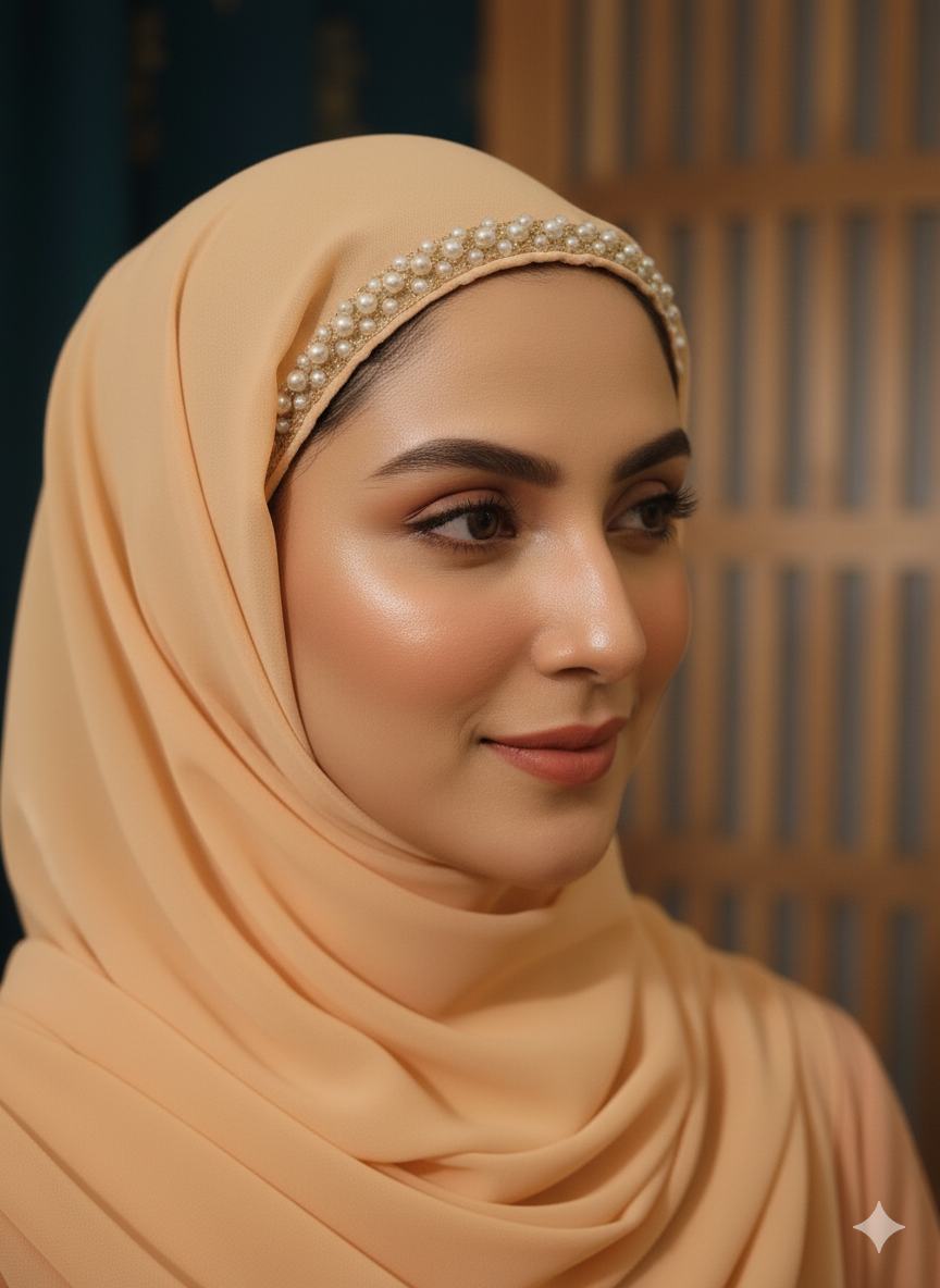 Pearl Peach Scarf