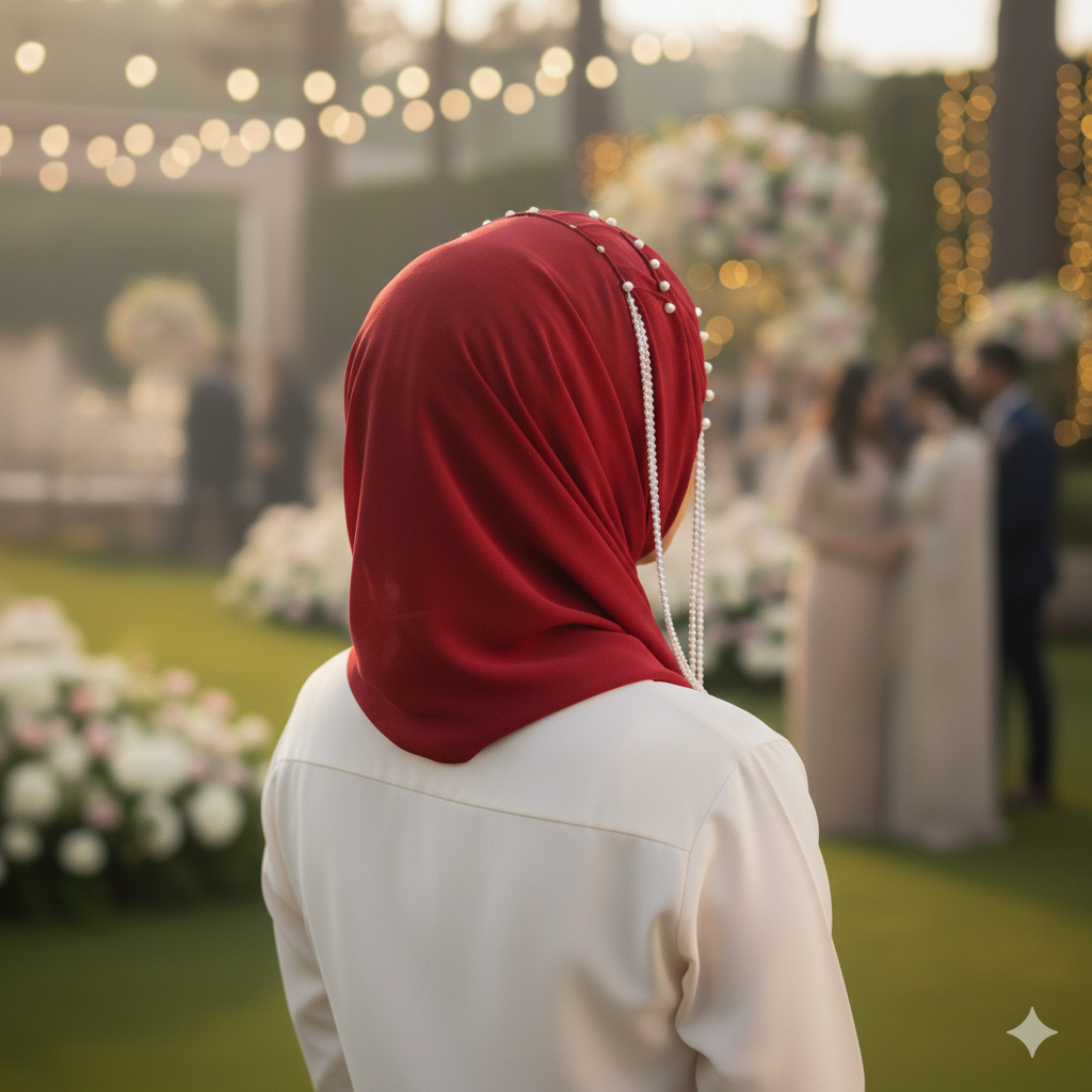 Beaded Tassel Hijab