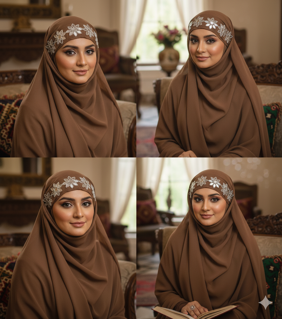 Mirror Scarf - Bronze