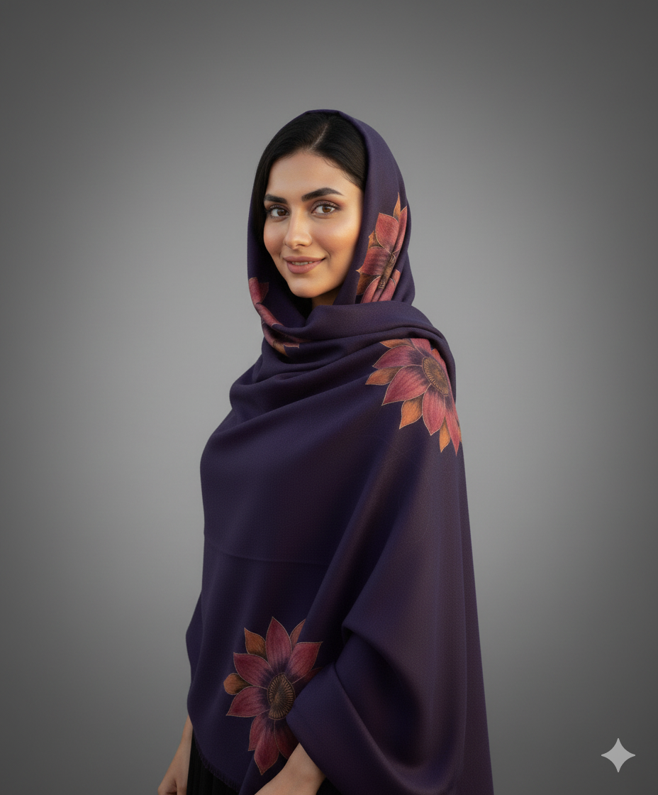 Floral Painted - Purple