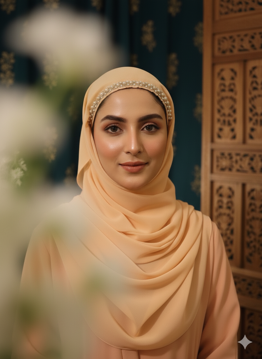 Pearl Peach Scarf