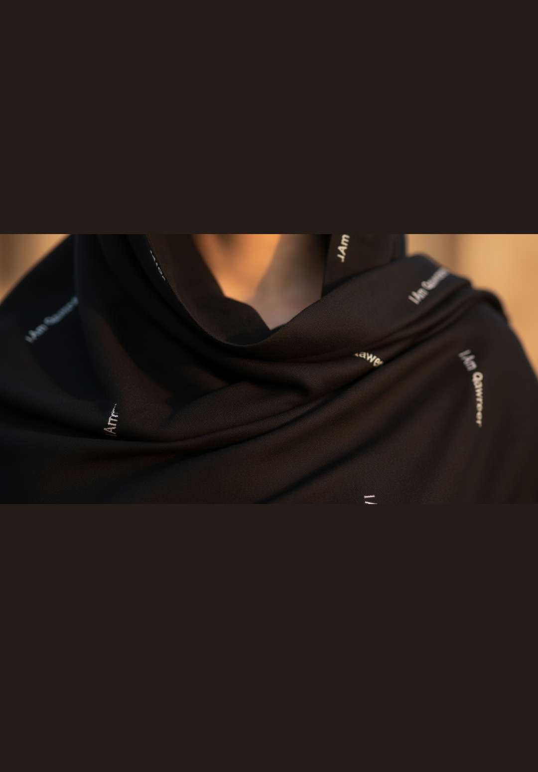 Signature Shawl ''#IamQawareer''