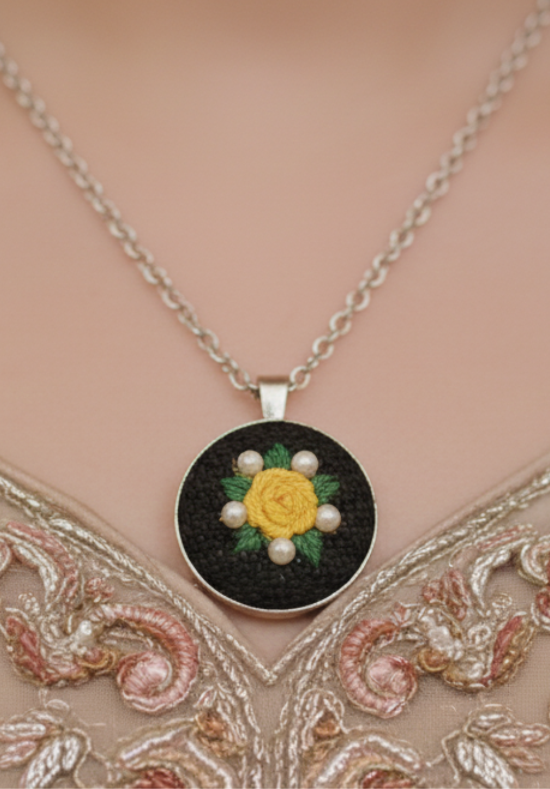 Embroidered Lockets