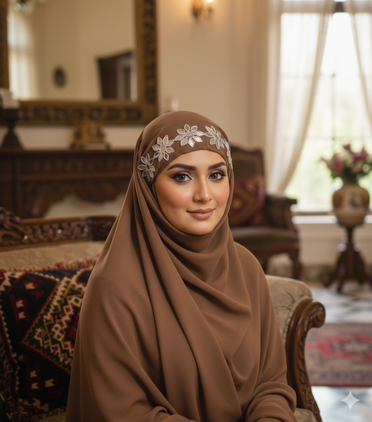 Mirror Scarf - Bronze
