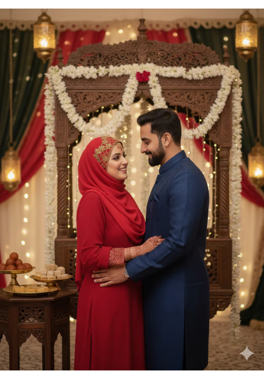 Oriental Charm - Bridal Red