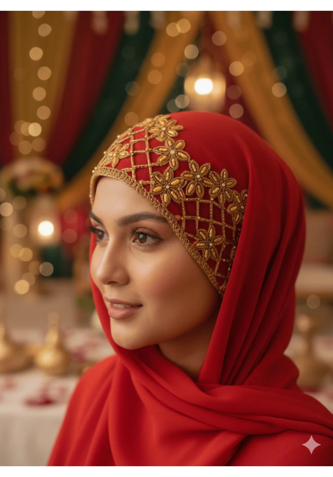 Oriental Charm - Bridal Red