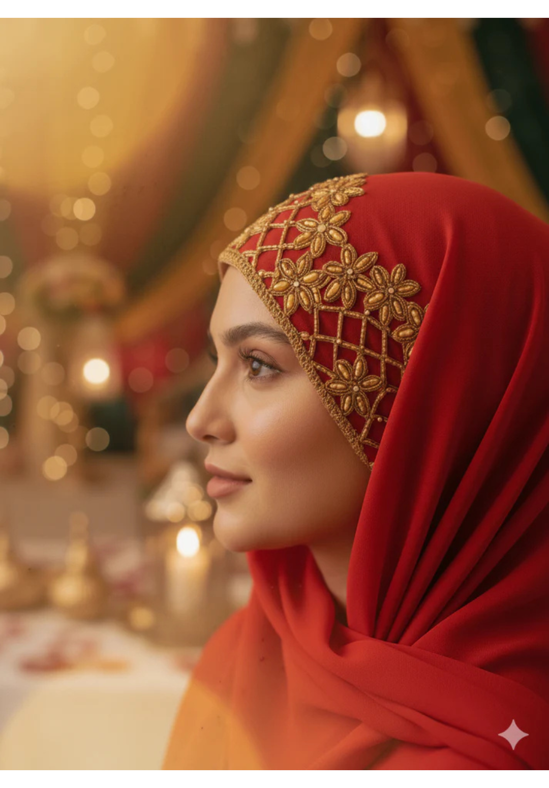 Oriental Charm - Bridal Red