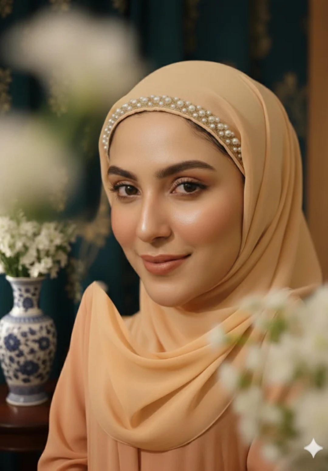 Oriental Charm - Pearl Peach