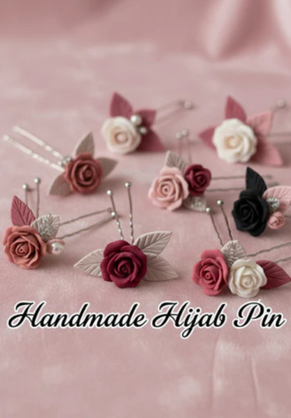 Hijab Pins - Pair (Handmade)