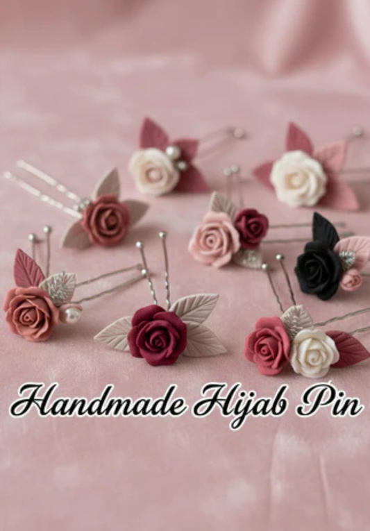Hijab Pins - Pair (Handmade)