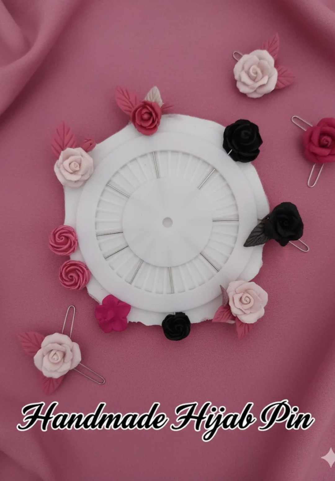 Hijab Pins - Pair (Handmade)